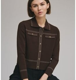 Autumn Cashmere Collared Jacket