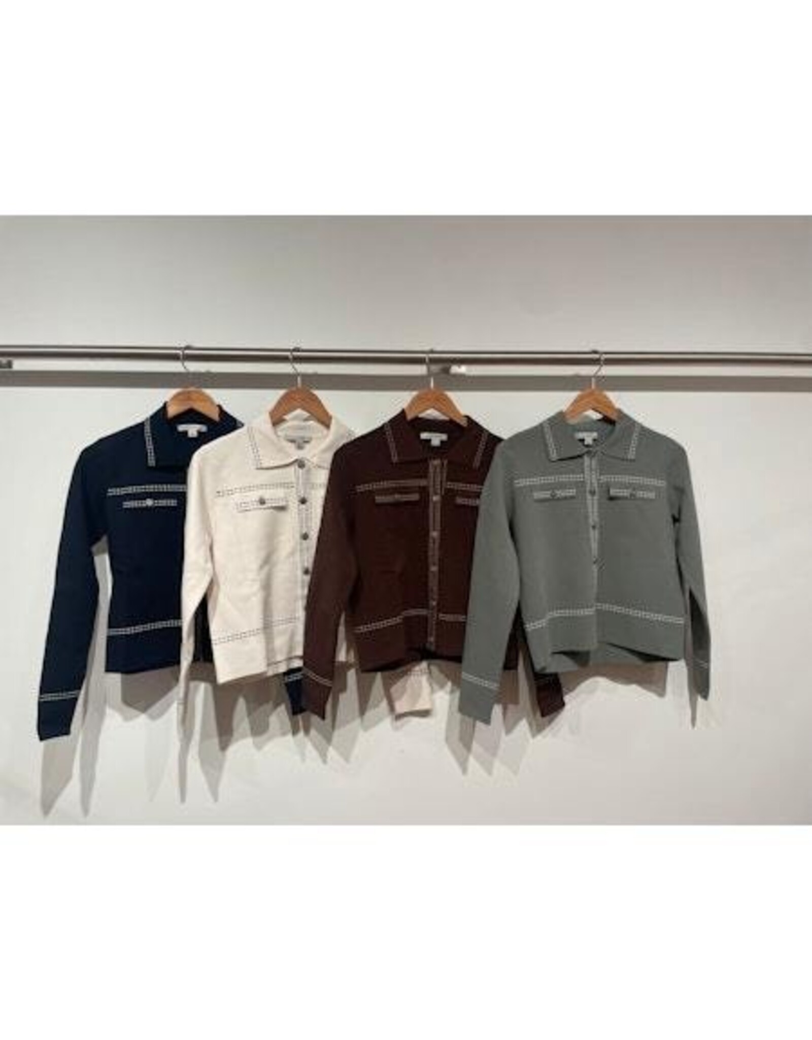 Autumn Cashmere Collared Jacket