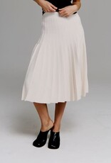 Autumn Cashmere Pleated Skirt