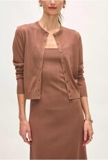 White + Warren Paperfine Crew Cardigan
