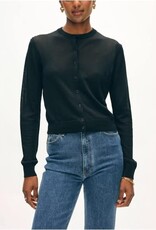 White + Warren Paperfine Crew Cardigan