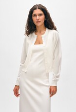 White + Warren Paperfine Crew Cardigan
