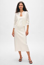 White + Warren Paperfine Crew Cardigan