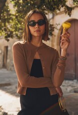 White + Warren Paperfine Crew Cardigan