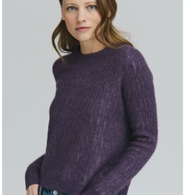 Autumn Cashmere Ladder Stitch Crew