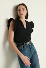 Nation Christa Ruffle Sleeve Top