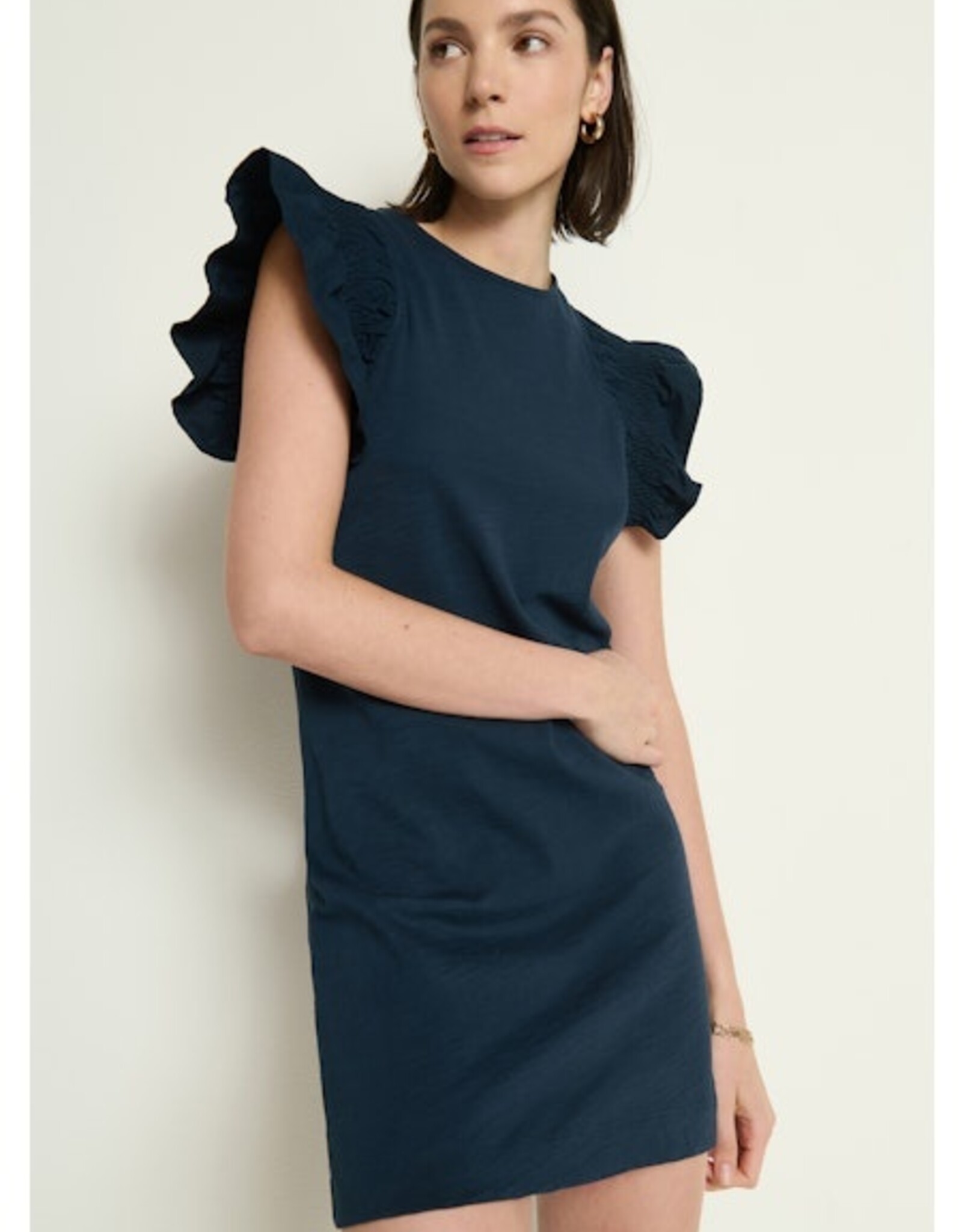 Ellis Ruffle Sleeve Dress
