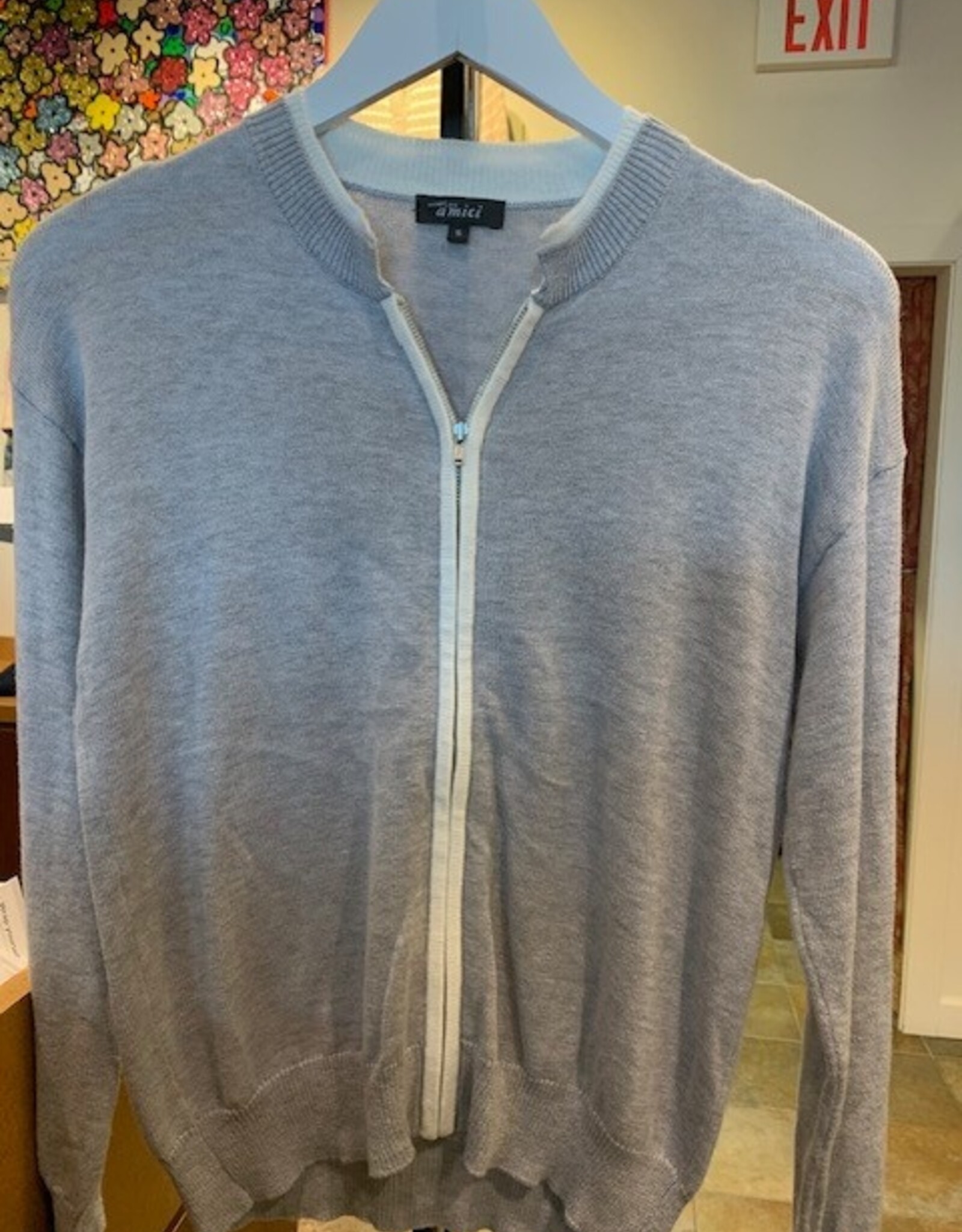 Pure Amici Zip Cardigan CS593