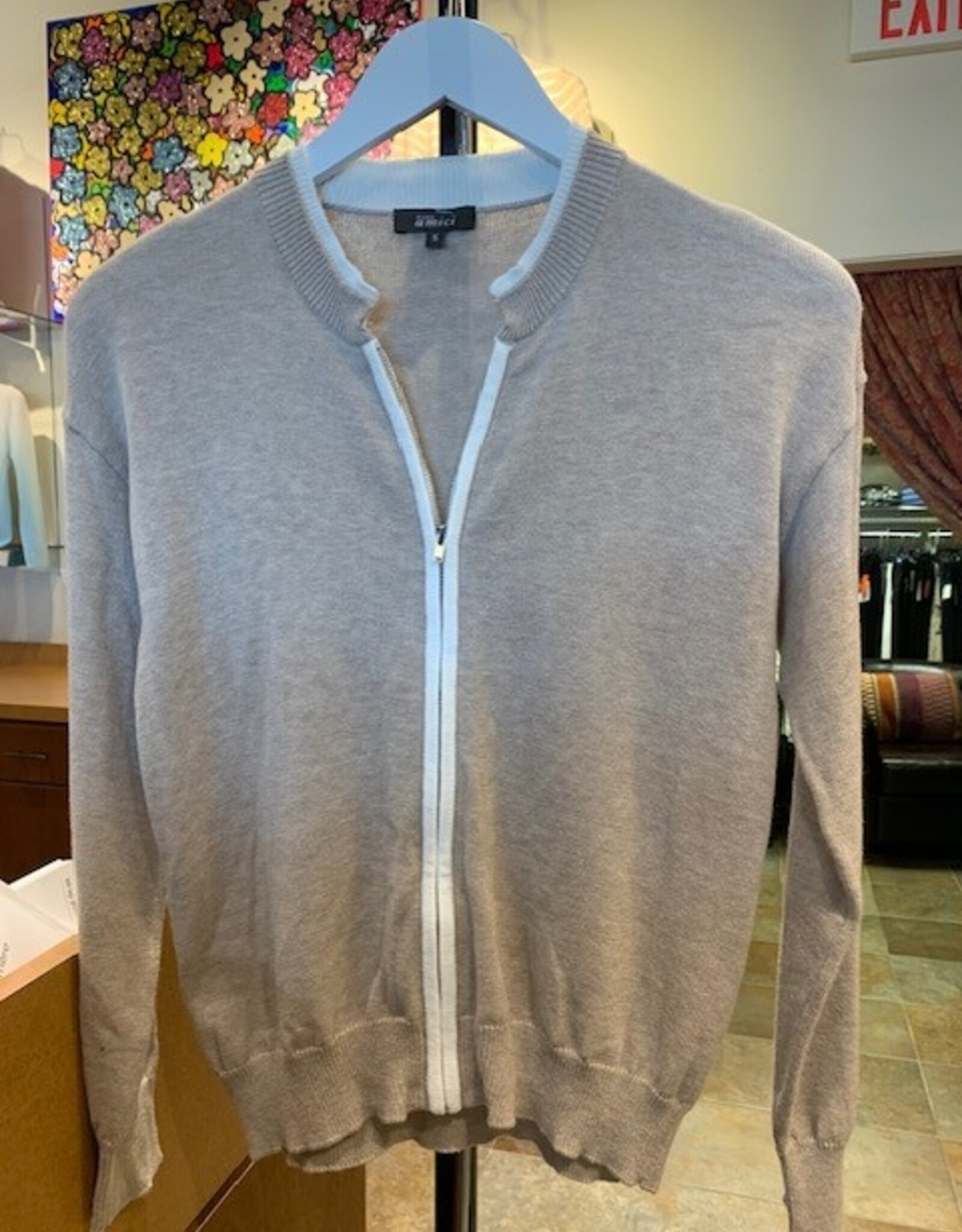 Pure Amici Zip Cardigan CS593