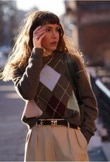 White + Warren Argyle Crew 21420
