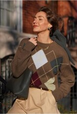 White + Warren Argyle Crew 21420