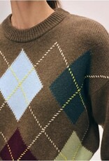 White + Warren Argyle Crew 21420