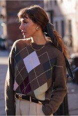 White + Warren Argyle Crew 21420