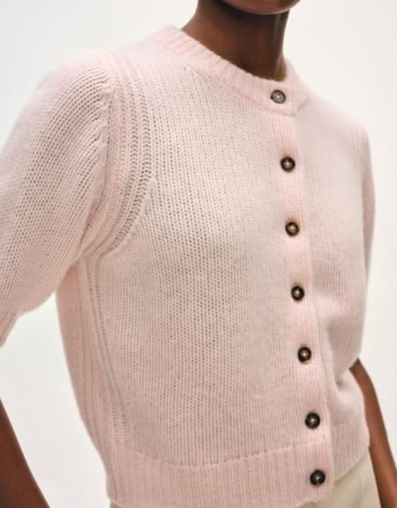 White + Warren Elbow Sleeve Cardigan