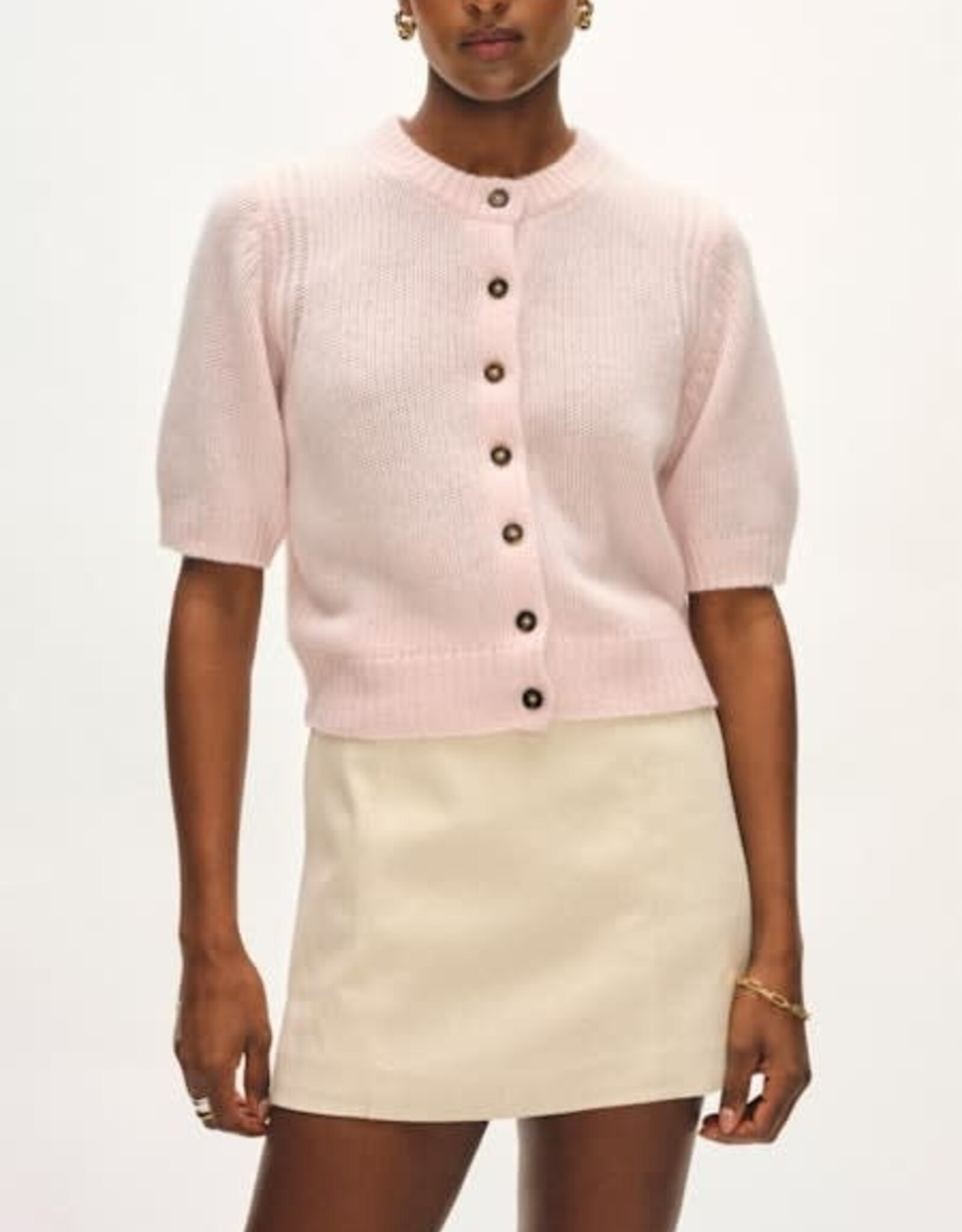 White + Warren Elbow Sleeve Cardigan