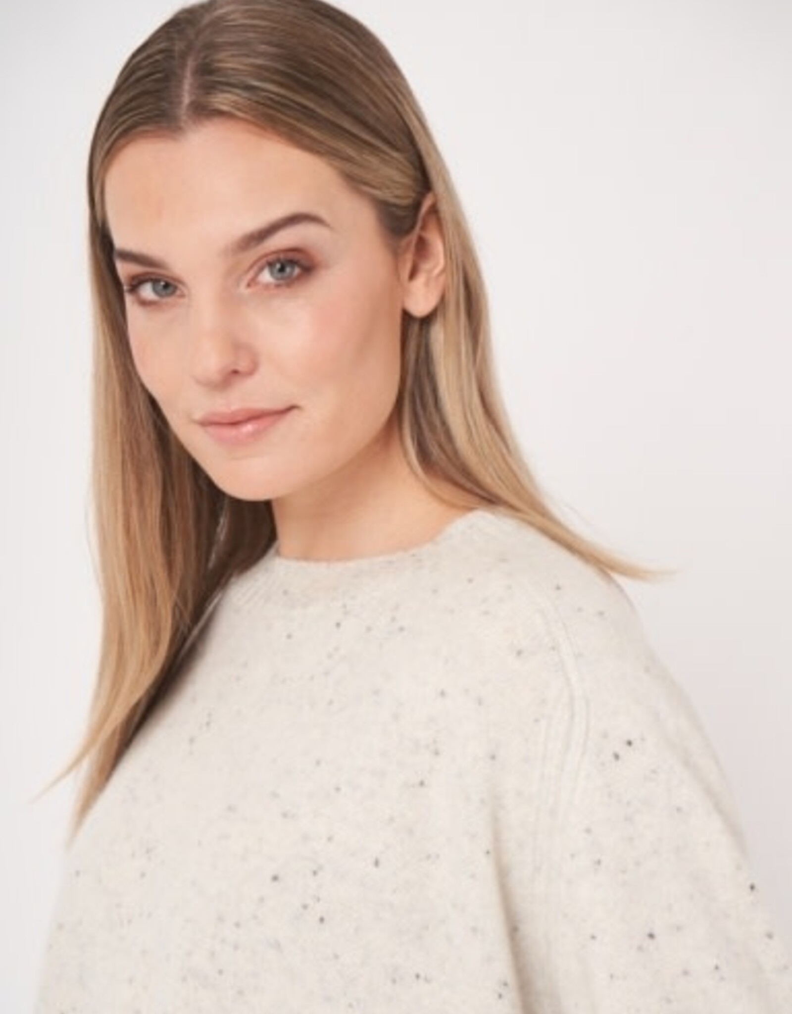 REPEAT CASHMERE SNOW SWEATER