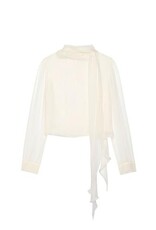 FRAME The Wisp Tie Blouse