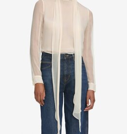 FRAME The Wisp Tie Blouse