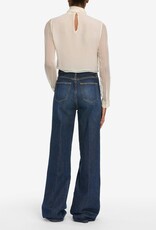FRAME The Wisp Tie Blouse