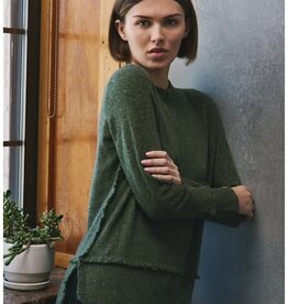 Autumn Cashmere Fringe Crew