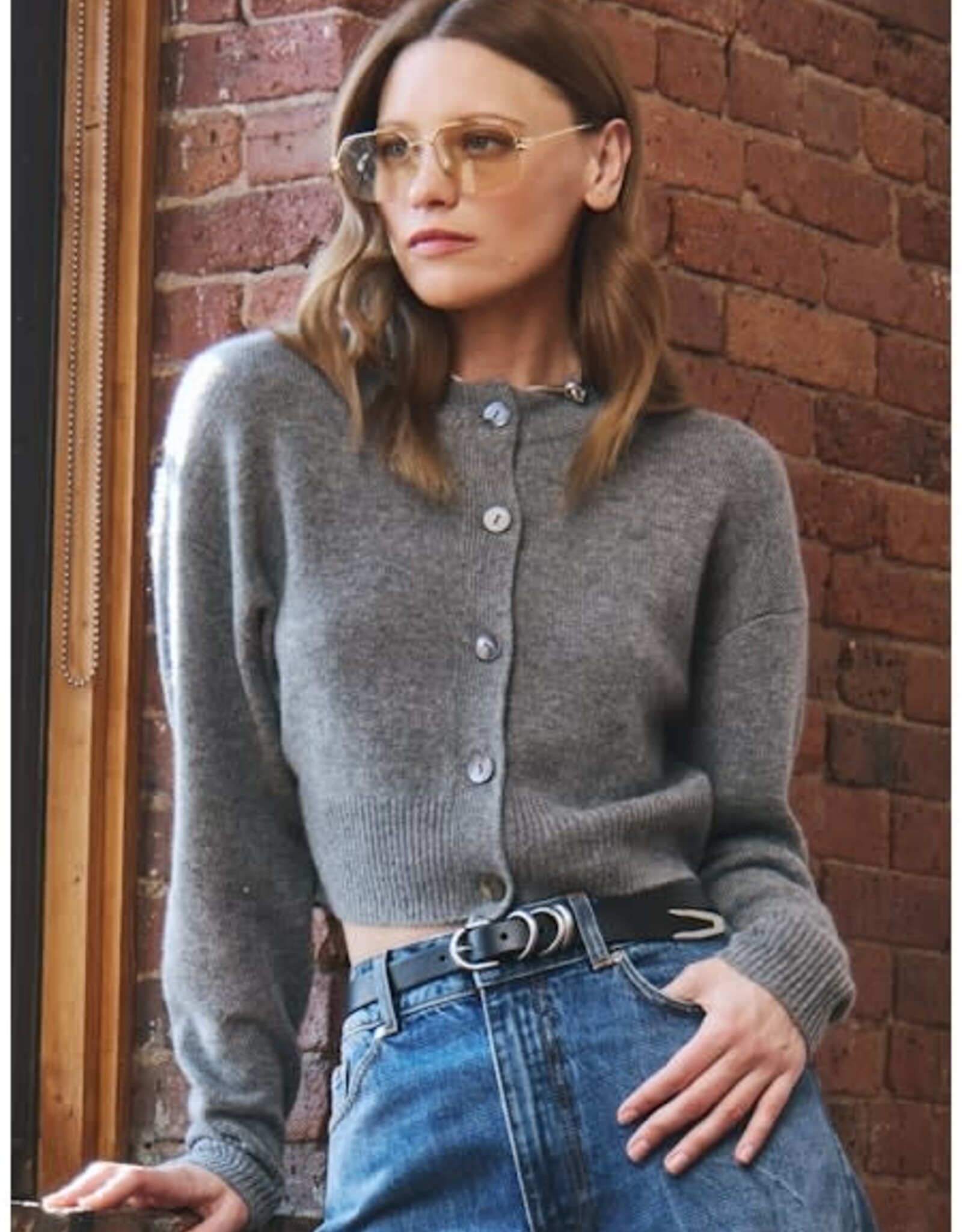Autumn Cashmere Cropped Cardi