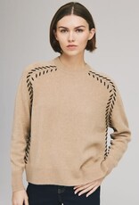 Autumn Cashmere Saddle Shoulder Whipstitch Crew