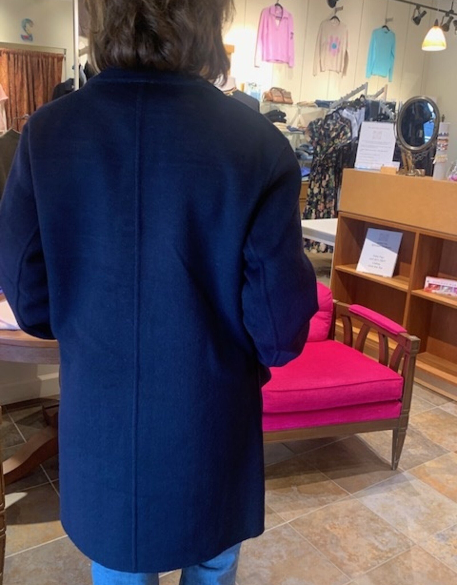 Elliott Lauren Reversible Houndstooth Coat