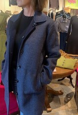 Elliott Lauren Reversible Houndstooth Coat