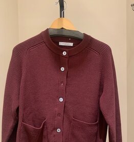 Kokun Crew Cardigan w/Pockets and Buttons