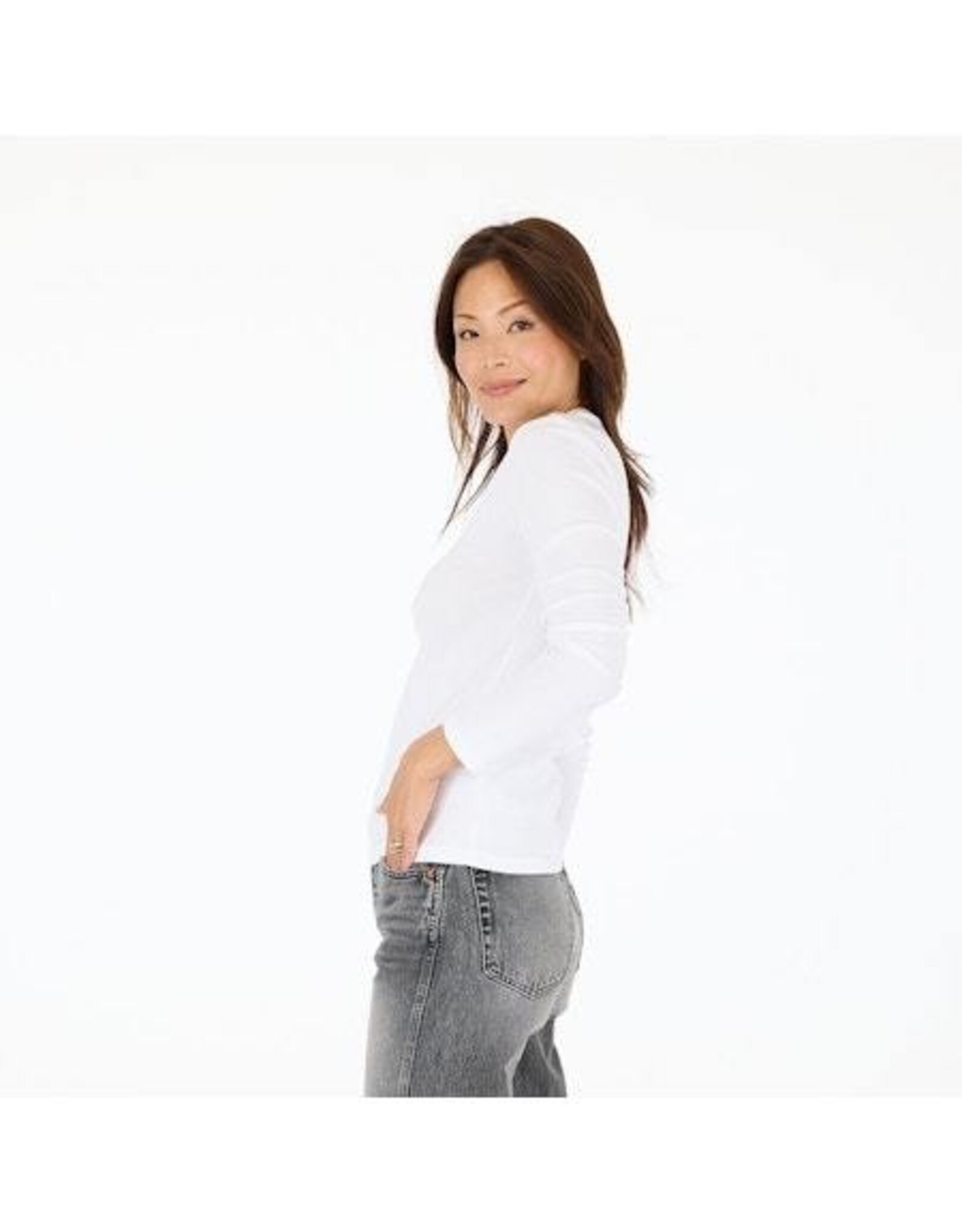 Kerri Rosenthal KR Long Sleeve Rib Tee