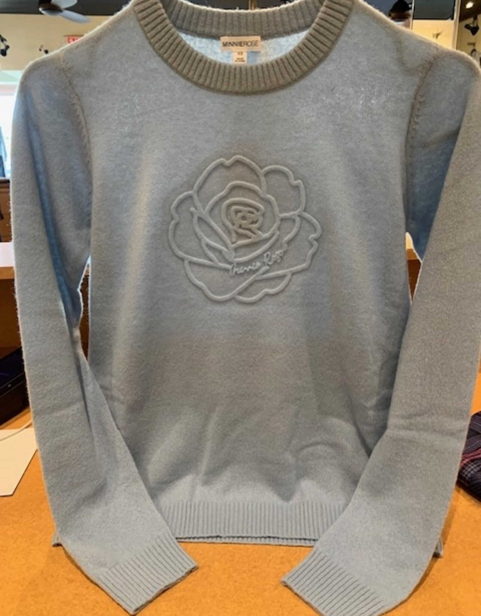 MINNIE ROSE 89104 Rose Logo Crew