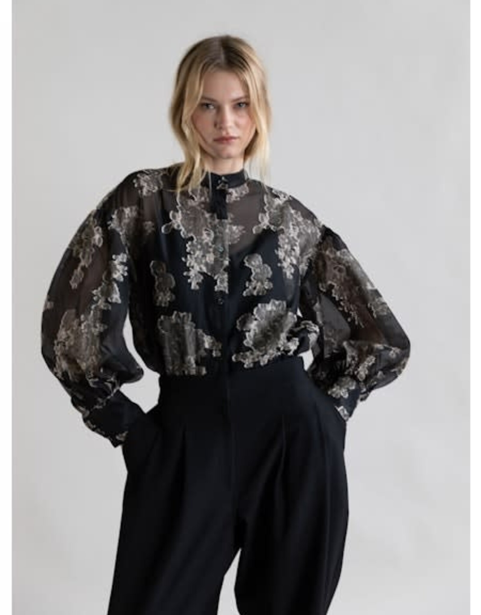 PSOPHIA Graphic Blouse 219SHR2514
