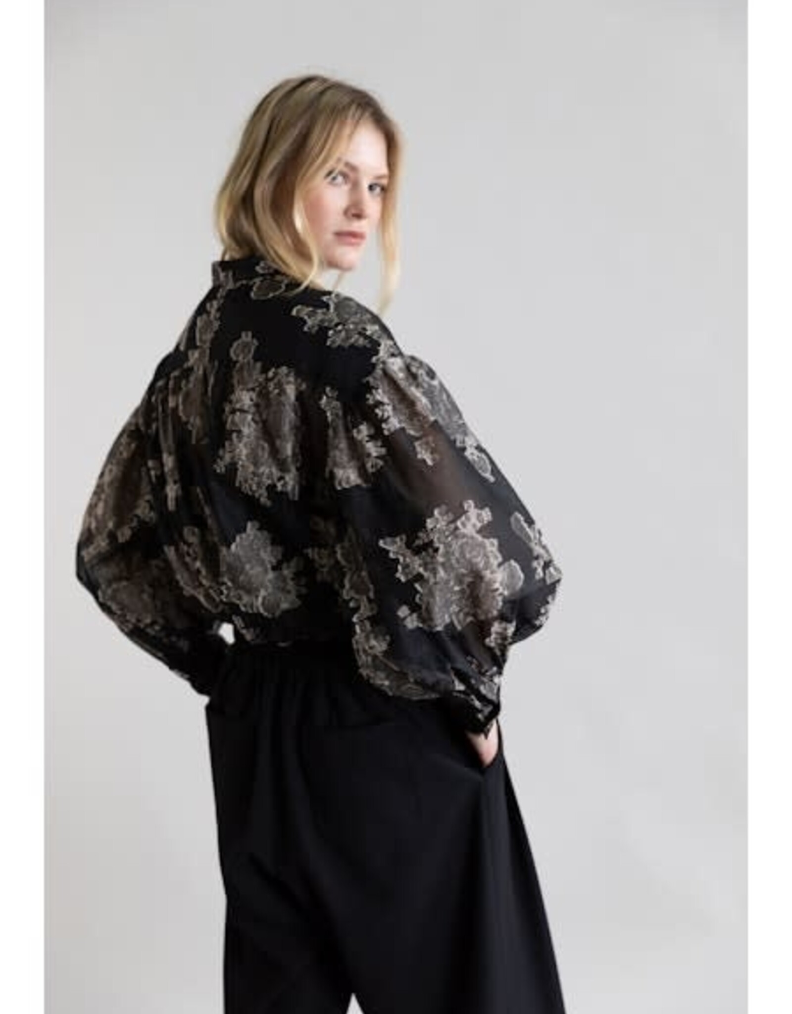 PSOPHIA Graphic Blouse 219SHR2514