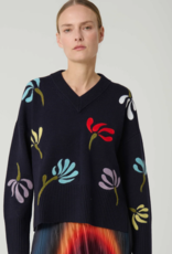 Beatrice Maglia 8706 Sweater w/Leaf Print Beatrice Maglia 8706 Sweater w/Leaf Print