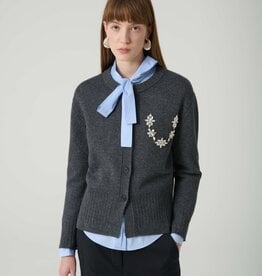 Beatrice Cardigan w/rhinestone detail