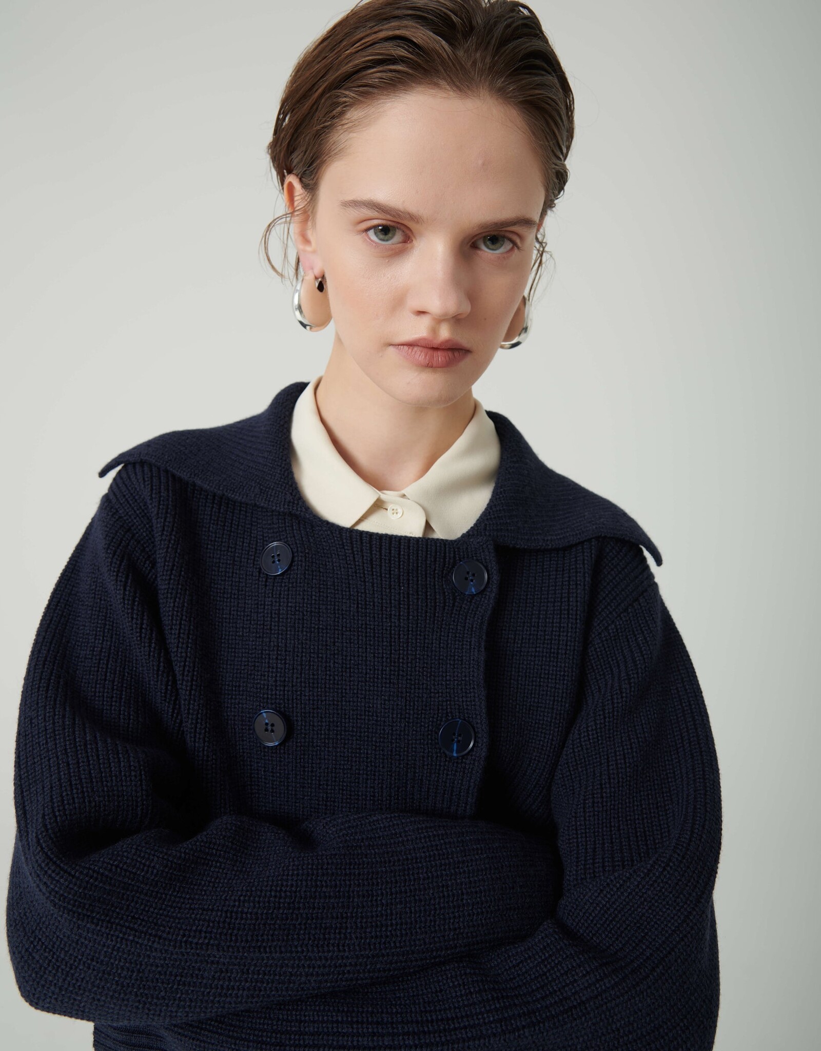Beatrice Deep Sapphire Cardigan