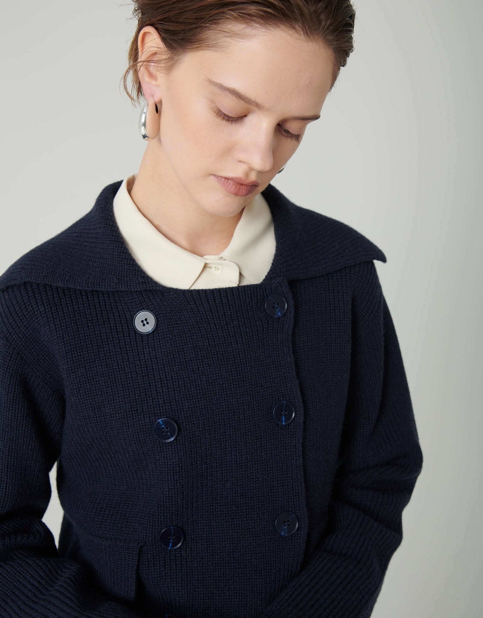 Beatrice Deep Sapphire Cardigan