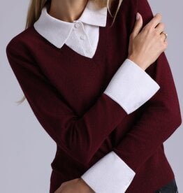 MINNIE ROSE Cotton Cash Polo Top