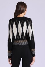 MINNIE ROSE  Argyle Crew Jacket
