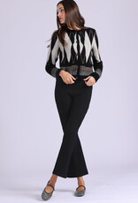 MINNIE ROSE  Argyle Crew Jacket