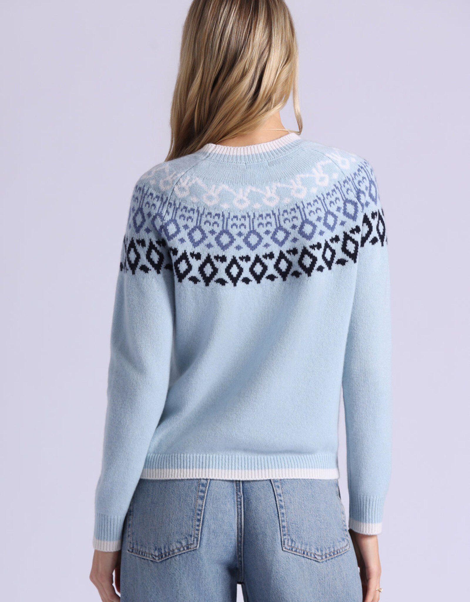 MINNIE ROSE 94189 Fair Isle Crew