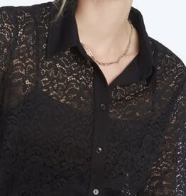 Elliott Lauren Lace Button Top