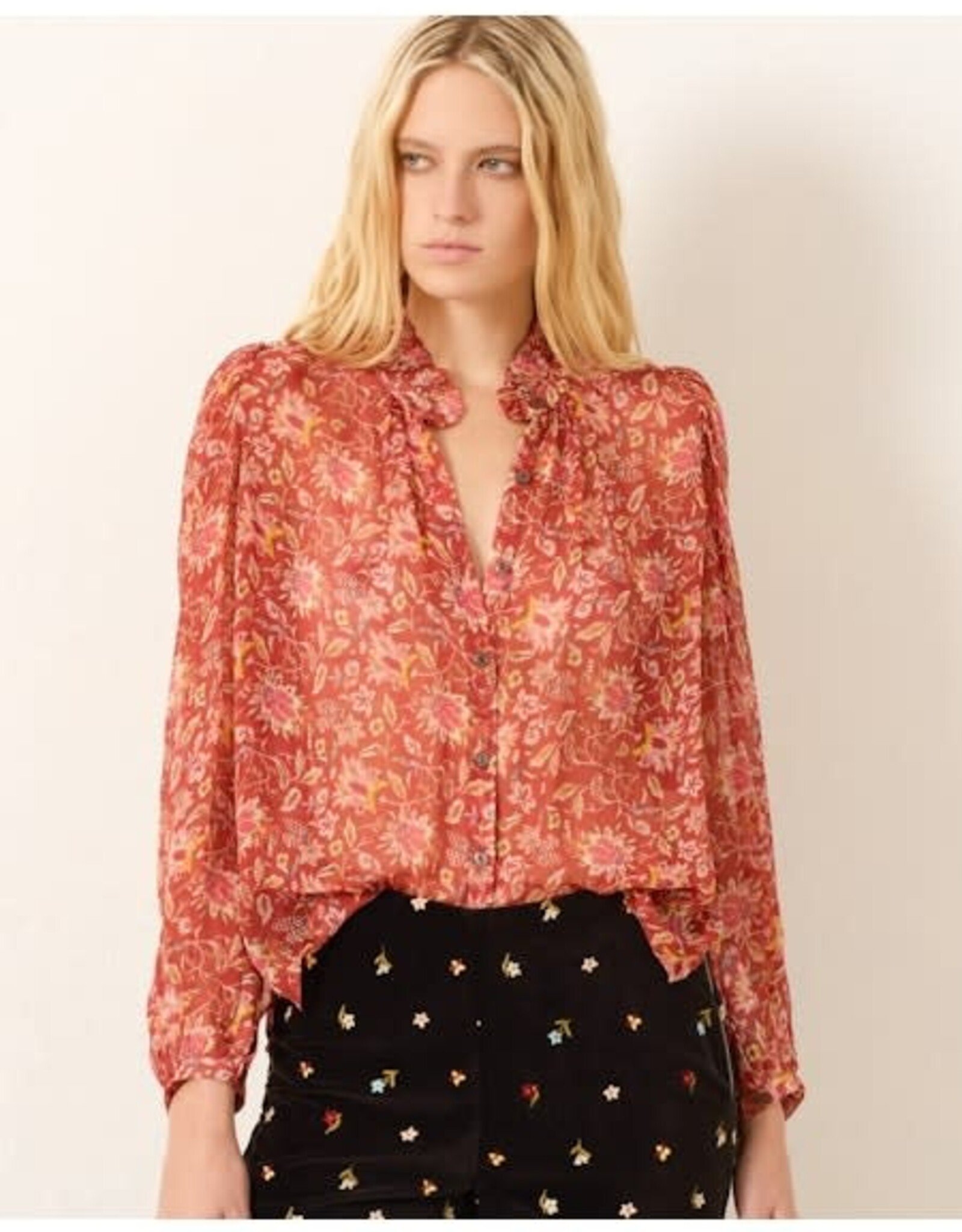 Alix of Bohemia Annabel Sunset Ember Shirt