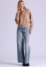 MINNIE ROSE 94142 Cashmere Cropped Bomber