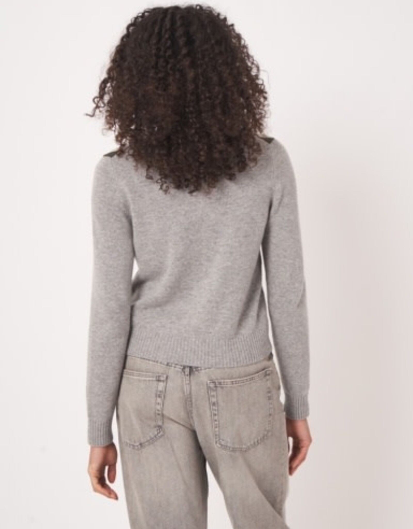 REPEAT CASHMERE Argyle CARDIGAN