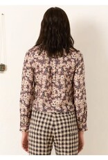 Alix of Bohemia Chancery Sepia Floral Shirt
