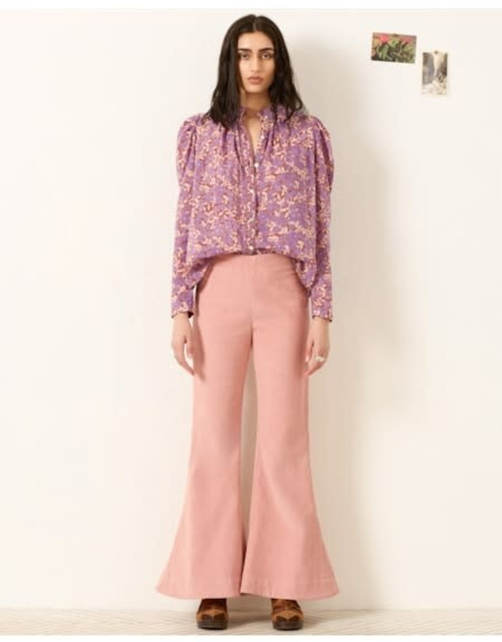 Alix of Bohemia Artemis Twililght Floral Shirt