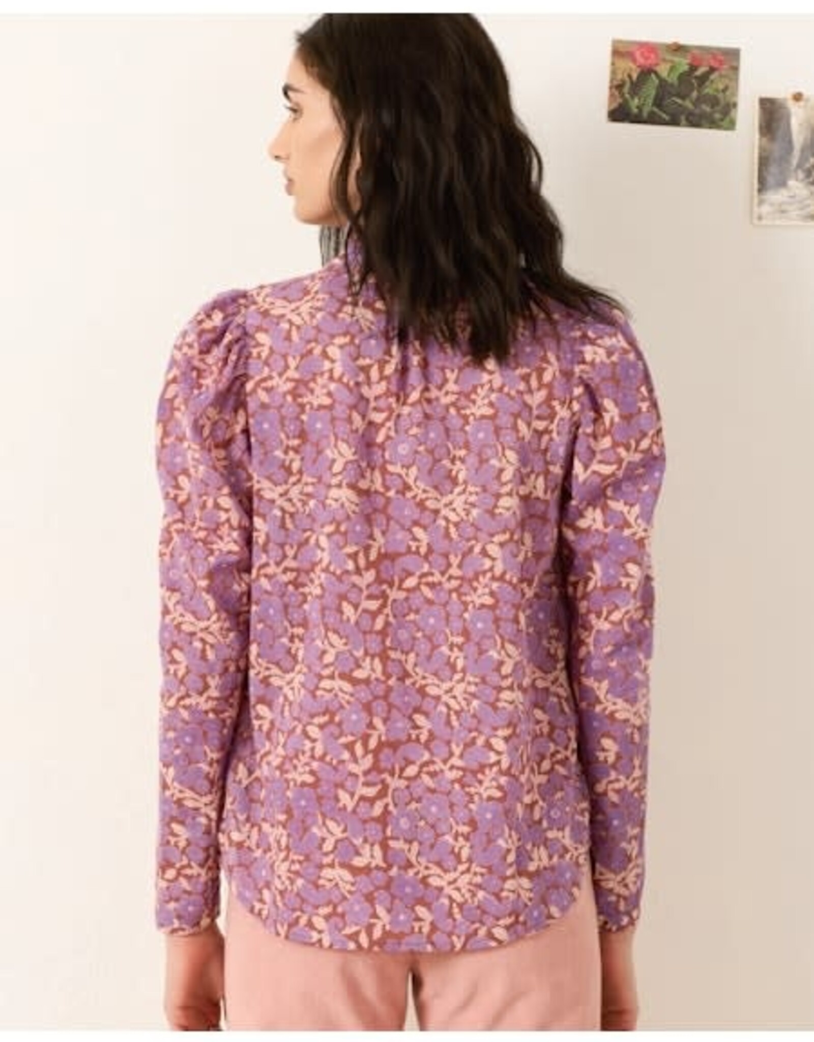 Alix of Bohemia Artemis Twililght Floral Shirt