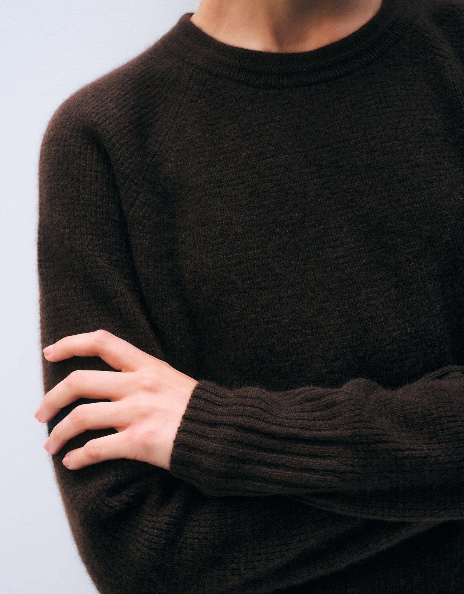 White + Warren Waffle Sweater