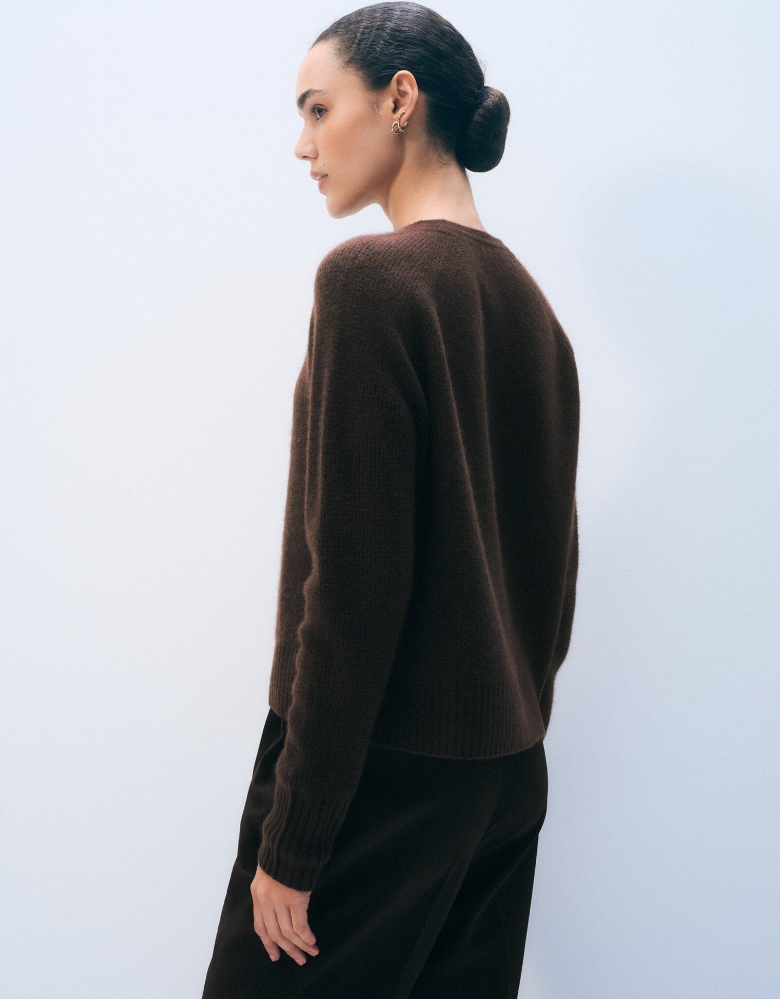 White + Warren Waffle Sweater